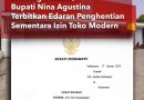Lindungi UMKM, Bupati Nina Agustina Terbitkan Edaran Penghentian Sementara Izin Toko Modern